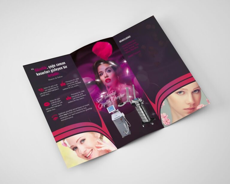 Rose Moon Güzellik Salonu için Broşür Tasarımı Gerçekleştirdik