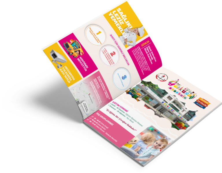 Ankara Gökkuşağı Anaokulları Katalog Tasarım Çalışmasını Gerçekleştirdik