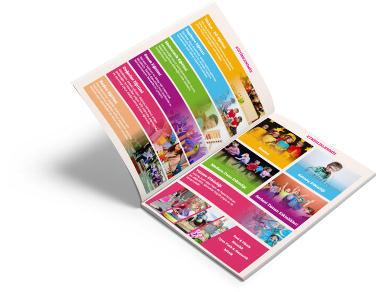 Ankara Gökkuşağı Anaokulları Katalog Tasarım Çalışmasını Gerçekleştirdik