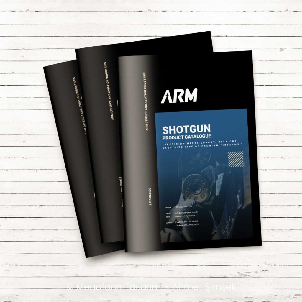 Ankara'da Katalog Tasarım Yapan Firmalar Arasında Üstün Tasarım Yeteneklere Sahip Tasarımcımız Ahmet Şimşek tarafından ARM Savunma için Hazırlanan Katalog Tasarım Çalışması. Ankara Katalog, Ankara KAtalog Tasarım,
